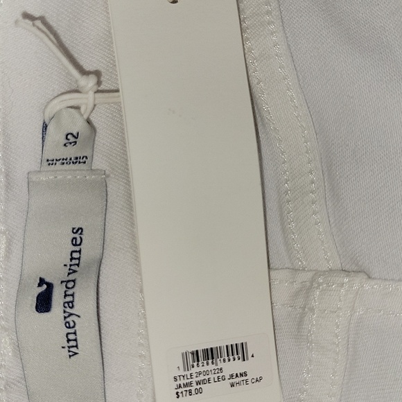 NWT | Vineyard Vines Jamie Wide Leg High Rise Jeans | Size 32 - Picture 6 of 7